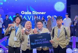 Mahasiswa DTETI Bersama Tim Raih Juara 3 dan Penghargaan Best Presentation dalam Kompetisi Hackathon
