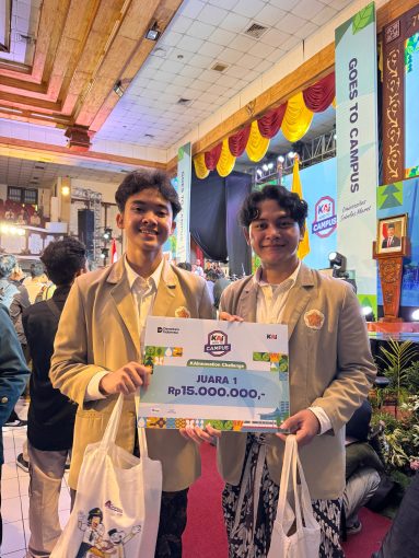 Inovasi Pemanfaatan Piezoelektrik Raih Juara 1 KAInnovation 2025