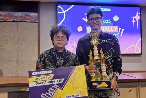 Tim Mahasiswa DTETI Raih Master of Data Analysis III di Kompetisi Data Internasional