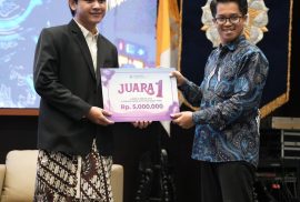 Mahasiswa DTETI Raih Juara 1 dalam Kompetisi 3-Minutes Talk FT UGM