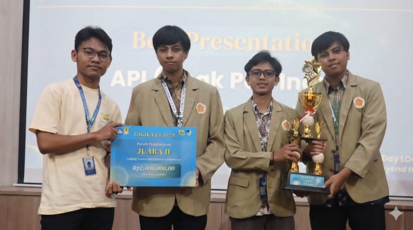 Tim Mahasiswa DTETI Raih Juara 2 Data Science Competition LOGIKA UI 2025