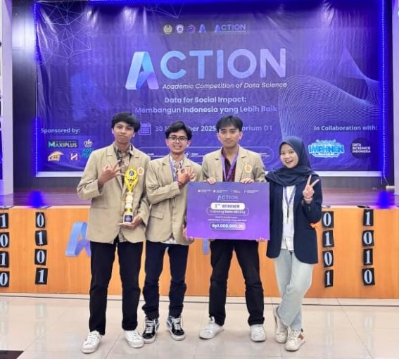 Tim CITSIT Raih Juara Lomba Tingkat Nasional di Bidang Data Mining